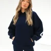 Blakely Active Isabel Hoodie-Navy Blue