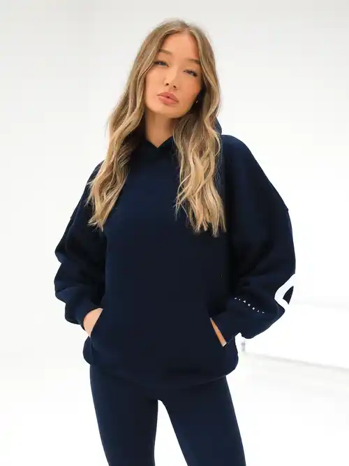 Blakely Active Isabel Hoodie-Navy Blue