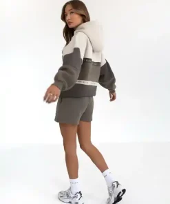 Blakely Alpine Oversized Hoodie-Safari Green