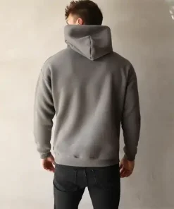 Blakely Anchor Relaxed Hoodie-Charcoal