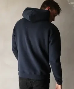 Blakely Anchor Relaxed Hoodie-Navy