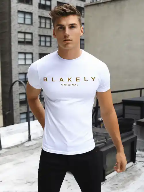 Blakely Goldstone T Shirt-White