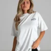 Blakely Heritage Oversized T Shirt-Marl White