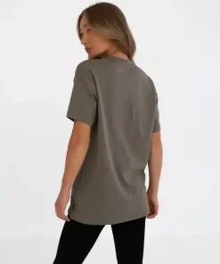 Blakely Heritage Oversized T Shirt-Safari Green