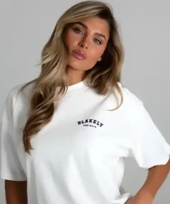 Blakely Heritage Oversized T Shirt-White