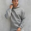 Blakely Heritage Relaxed Hoodie-Neutral Grey
