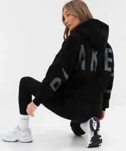 Blakely Isabel Tonal Hoodie-Black