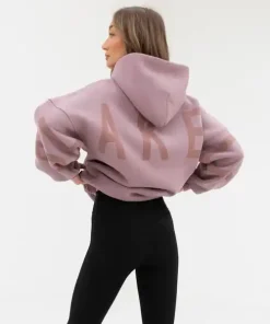 Blakely Isabel Tonal Hoodie-Dusty Pink