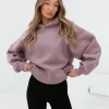 Blakely Isabel Tonal Hoodie-Dusty Pink