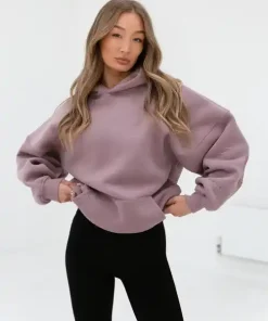 Blakely Isabel Tonal Hoodie-Dusty Pink
