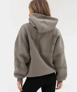 Alternative view of Blakely Isabel Tonal Hoodie/Safari Green