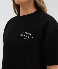 Blakely Italia Oversized T Shirt-Black