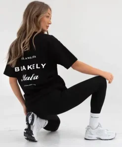 Blakely Italia Oversized T Shirt-Black