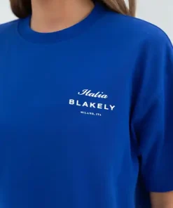 Blakely Italia Oversized T Shirt-Cobalt Blue
