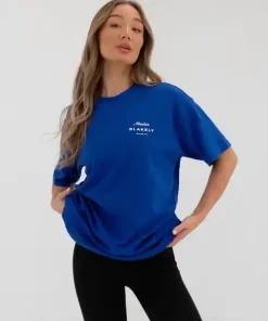 Blakely Italia Oversized T Shirt-Cobalt Blue