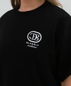 Blakely Milano Oversized T Shirt-Black