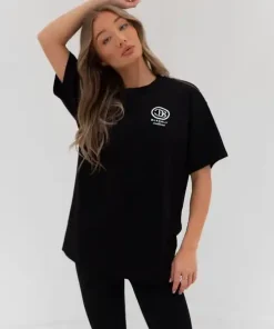 Blakely Milano Oversized T Shirt-Black