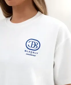 Blakely Milano Oversized T Shirt-Flat White
