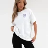 Blakely Milano Oversized T Shirt-Flat White