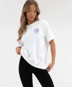 Blakely Milano Oversized T Shirt-Flat White