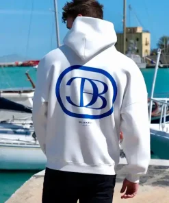 Blakely Milano Relaxed Hoodie-Flat White