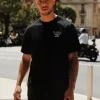Blakely Monaco Oversized T Shirt-Black