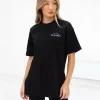 Blakely Monaco Oversized T Shirt-Black