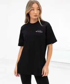 Blakely Monaco Oversized T Shirt-Black