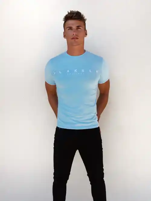 Blakely Ocean T Shirt-Blue