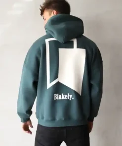 Blakely Revolve Hoodie-Teal Green