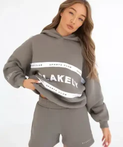 Blakely Serena Oversized Hoodie-Safari Green