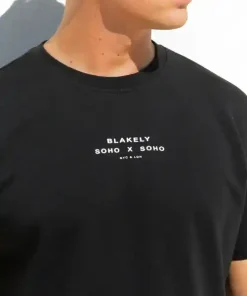 Blakely Soho Relaxed T Shirt-Black