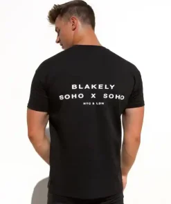 Blakely Soho Relaxed T Shirt-Black