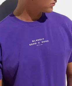 Blakely Soho Relaxed T Shirt-Purple