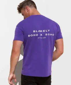 Blakely Soho Relaxed T Shirt-Purple