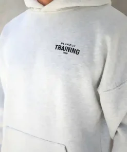 Blakely Training Club Hoodie-Marl White and Black