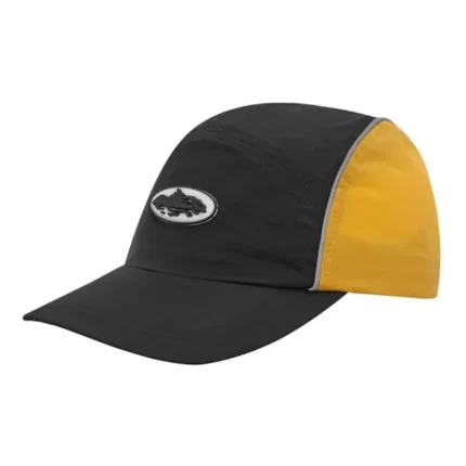 Casquette-Corteiz-Feather-Noir-Jaune