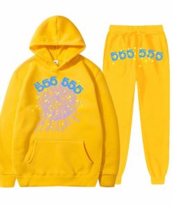 Yellow Spider Young Thug tracksuit Comfortable yellow tracksuit Stylish urban wear Durable streetwear tracksuit Premium quality tracksuit