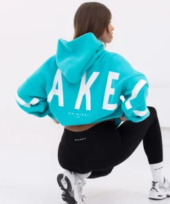 Isabel Oversized Hoodie Aqua