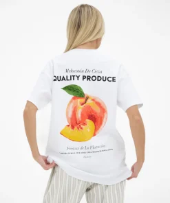 Pia Peach Oversized T-Shirt
