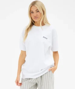 Pia Peach Oversized T-Shirt Front
