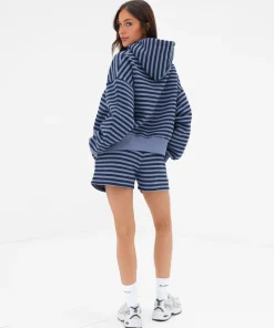 Blakely Evie Striped Blue Hoodie 2