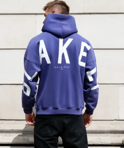 Blakely Idris Oversized Bold Purple Hoodie 2