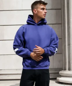 Blakely Idris Oversized Bold Purple Hoodie