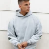 Blakely Idris Oversized Grey Hoodie