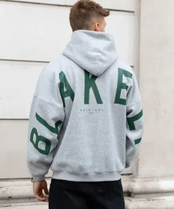 Blakely Idris Oversized Grey Hoodie 2
