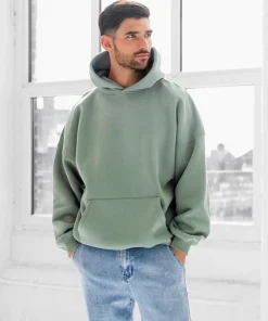 Blakely Idris Oversized Sage Green Hoodie