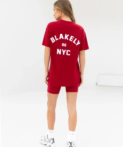 Blakely NYC Oversized Red Shirts 2