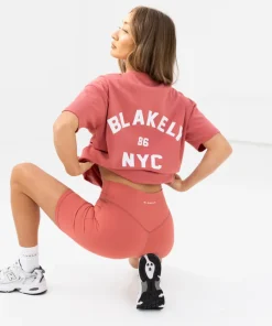 Blakely NYC Oversized Sunrise Coral Shirts 2