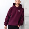 Blakely NYC Relaxed Burgundy Hoodie